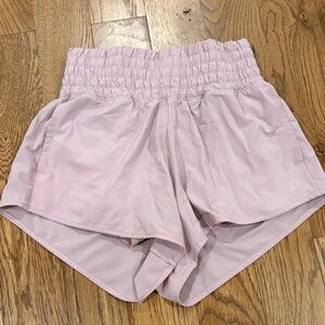 Light Pink Athletic Shorts for Women